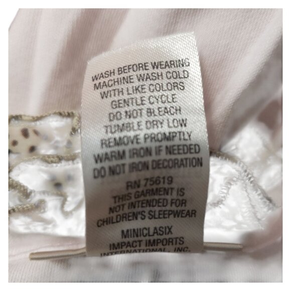 CT2134 Miniclasix Onesie Pink & Animal Print Ruffled 6 Months - Picture 8 of 8